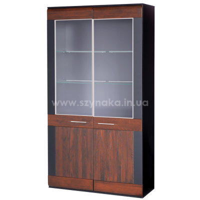 Витрина 2-дверная Szynaka Vievien 12 со стеклом