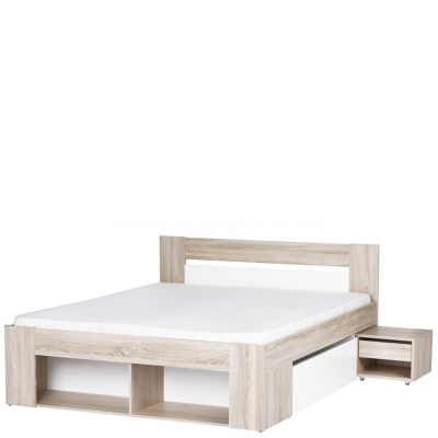 Кровать 160х200 Szynaka Milo 09 с тумбочками